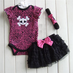 Polka Dot Headband Romper Set